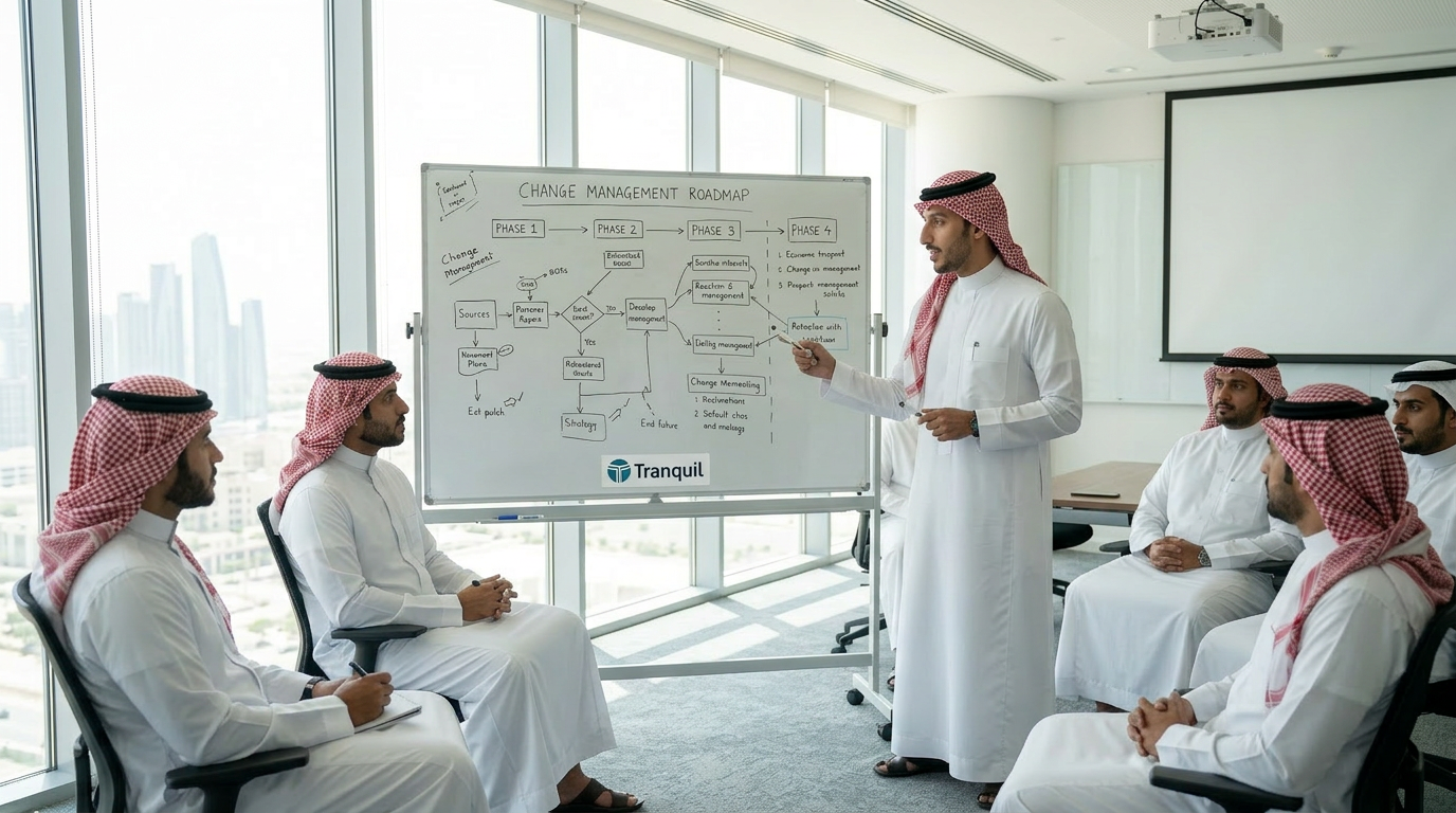 إدارة التغيير وتبنّي ERP بنجاح
